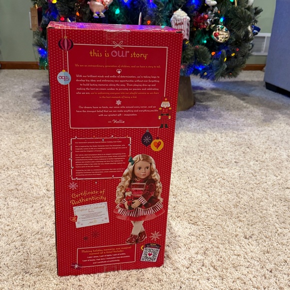 Our Generation HOLLIE Holiday 18-Inch Doll Blonde Limited Edition NIB 2025 - Picture 4 of 4